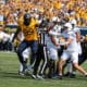 WVU Football DL Hammond Russell IV and Penn State QB Drew Allar