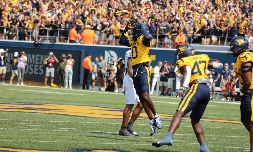 WVU Football Ayden Garnes and TY French
