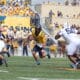 WVU Football QB Garrett Greene scrambling against Penn State