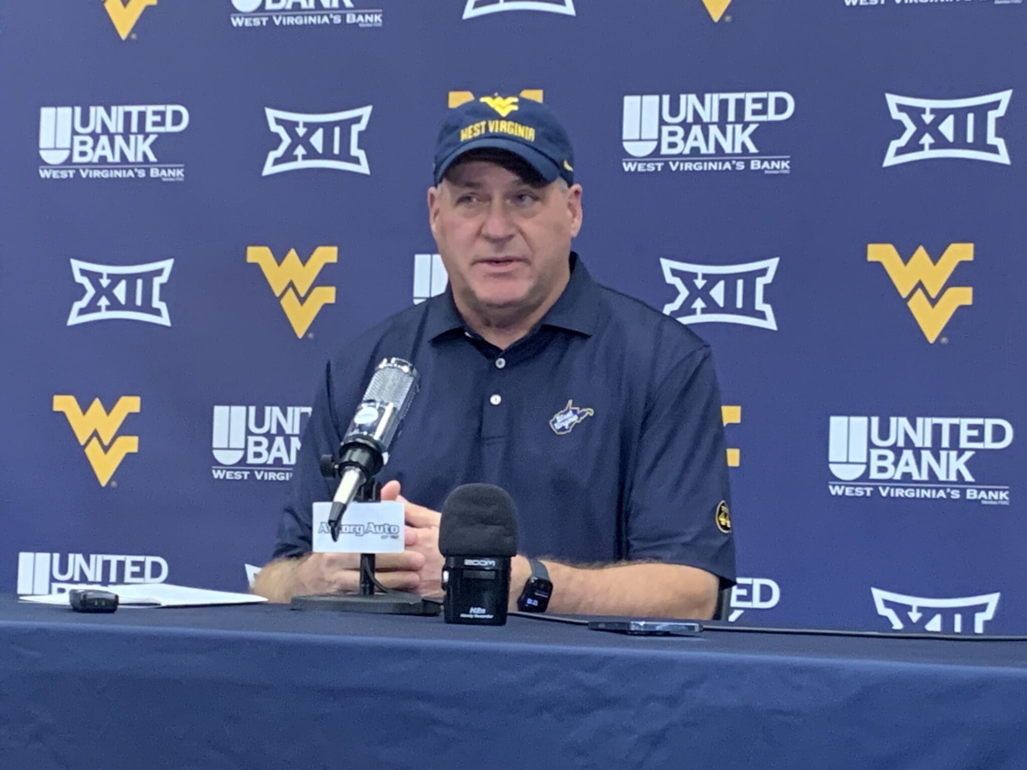 WVU Football HC Rich Rodriguez press conference