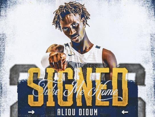 WVU Basketball Aliou Dioum