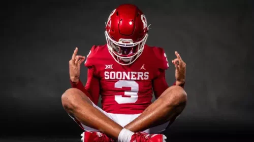 WVU Football QB Michael Hawkins with Oklahoma