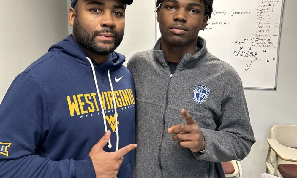 WVU Football Staff Member Visits 3-Star WPIAL 2027 LB