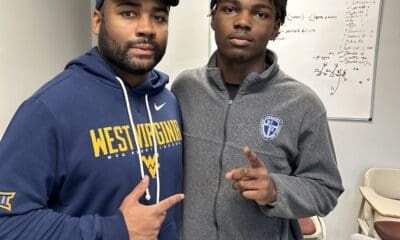 WVU Football LB recruit Minikon Johnson with Rod West
