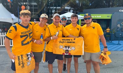 WVU Football fans at Mayo Classic