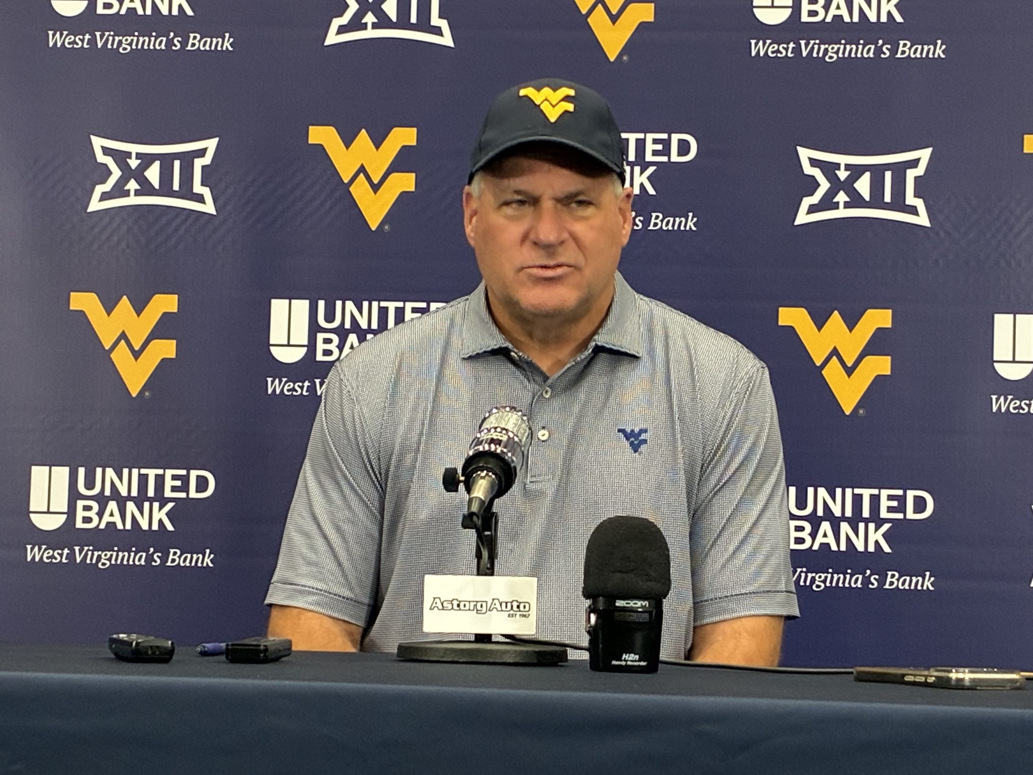 WVU Football HC Rich Rodriguez