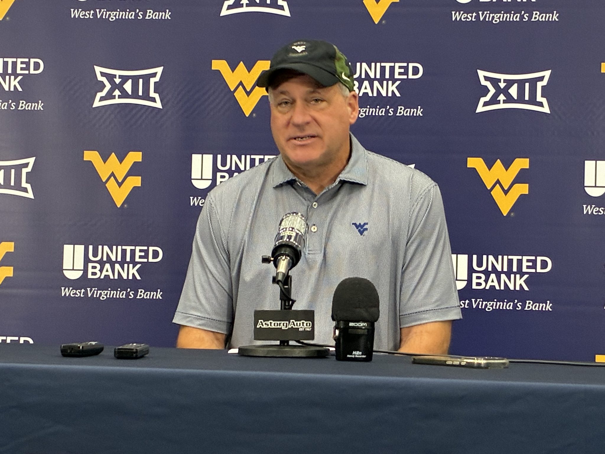 WVU Football HC Rich Rodriguez