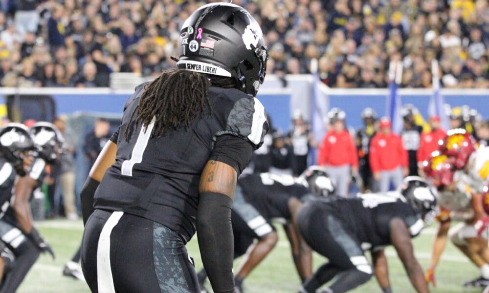 WVU Football Garnett Hollis, Jr. Coal Rush uniform