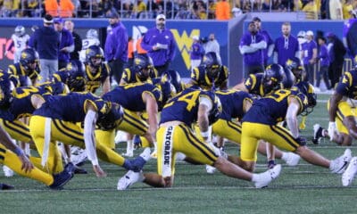 WVU Football Stock Photo