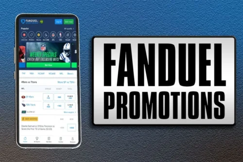 FanDuel promotions graphic for NFL betting 