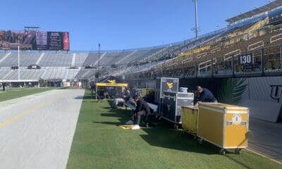 WVU on UCF field