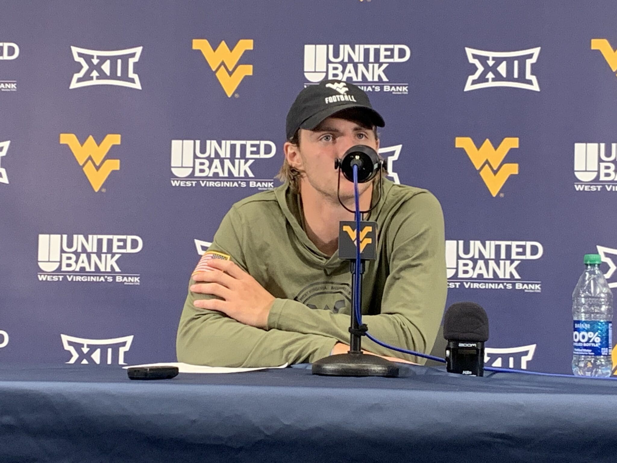 WVU Football HC Garrett Greene