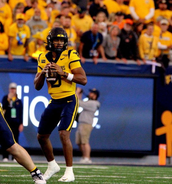 WVU Football QB Michael Hawkins