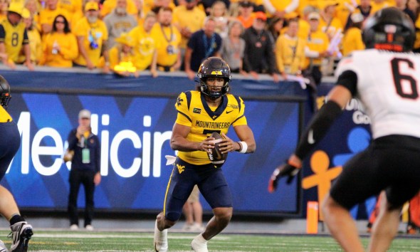 WVU Football QB Michael Hawkins