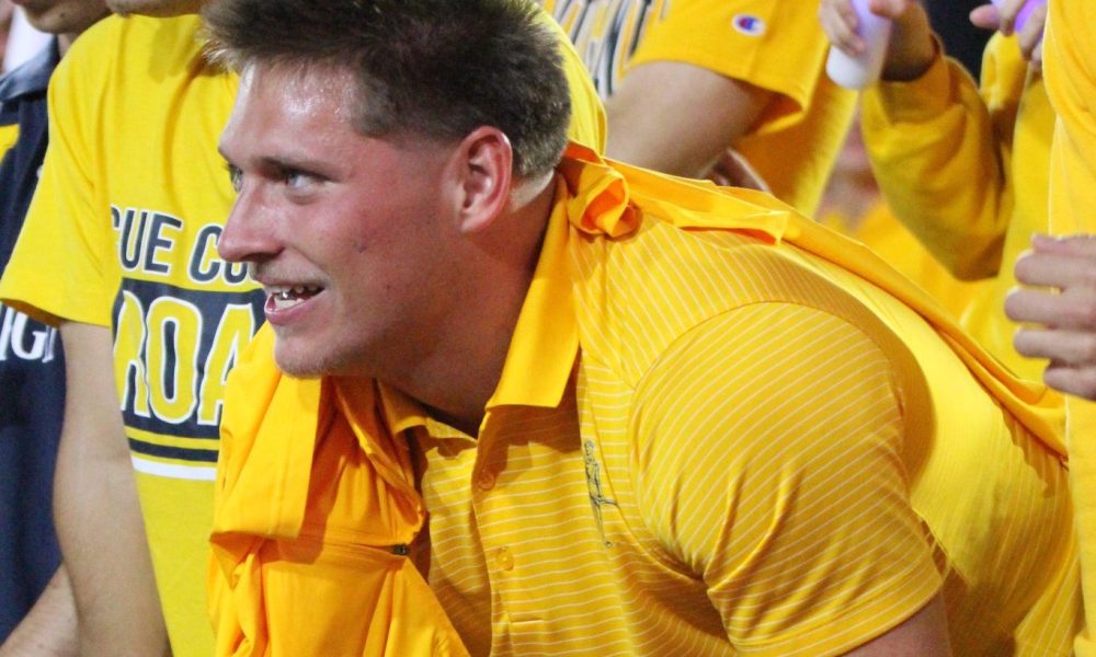 WVU Football fan at game