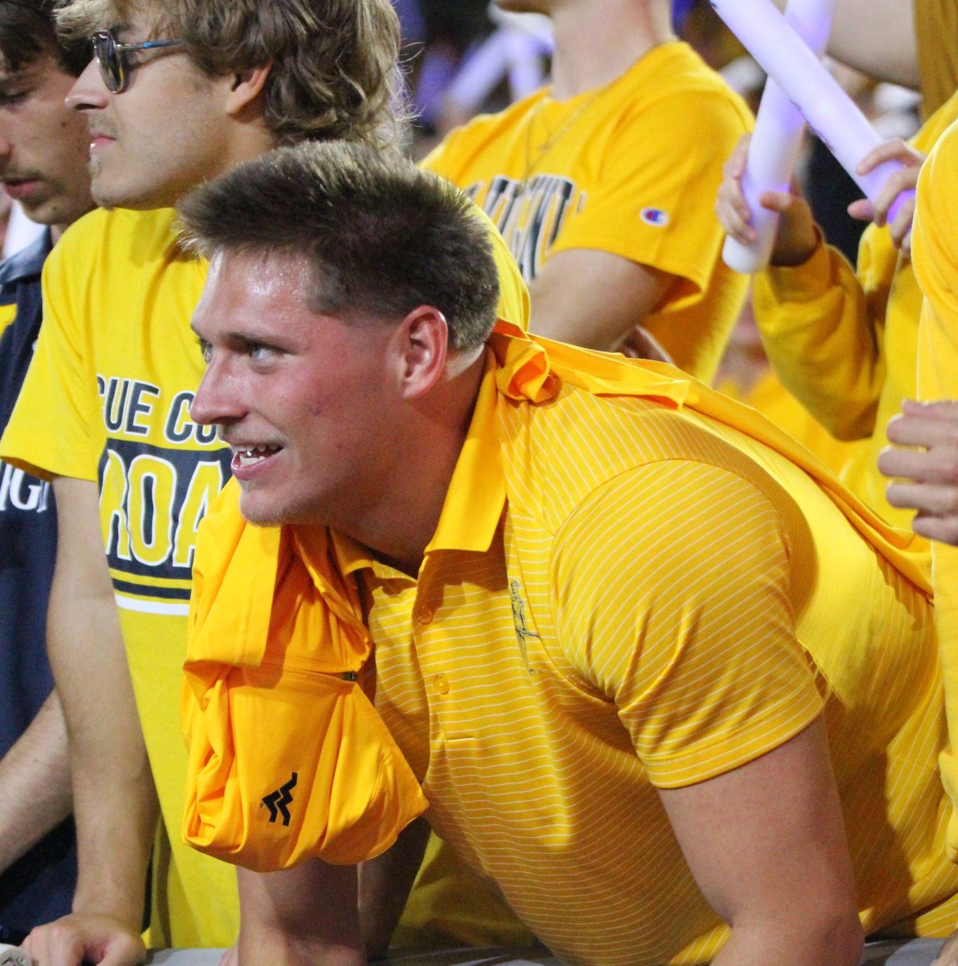 WVU Football fan at game