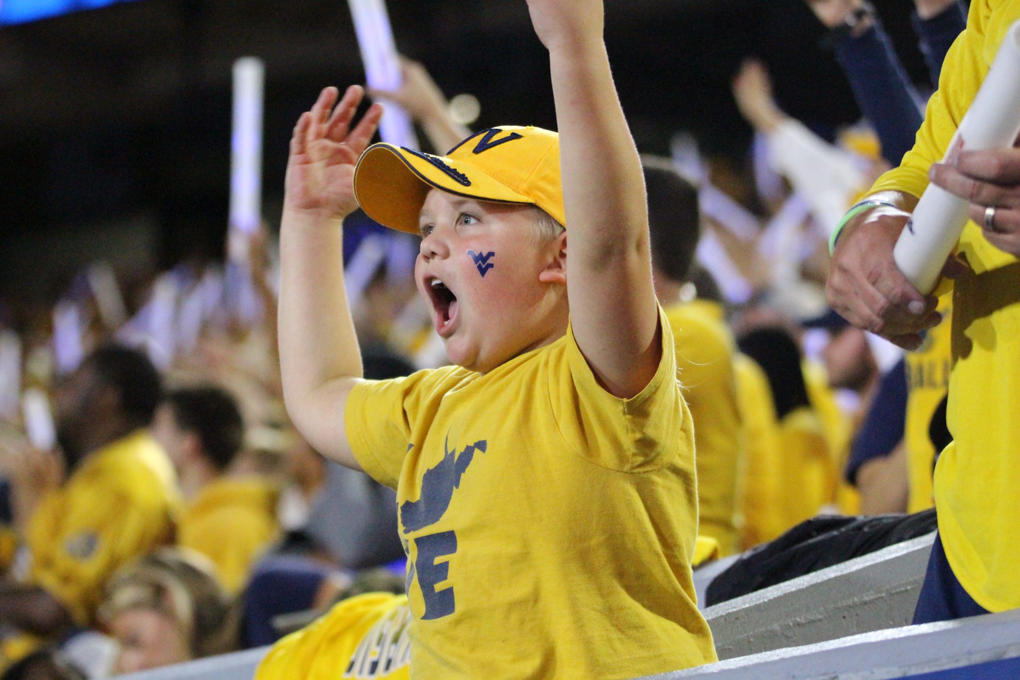 WVU Football kid fan