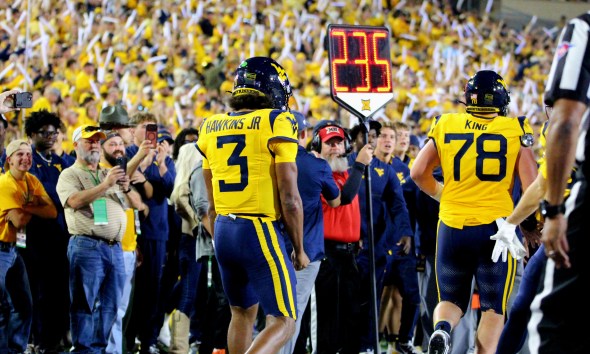 WVU Football QB Michael Hawkins OL Wes King