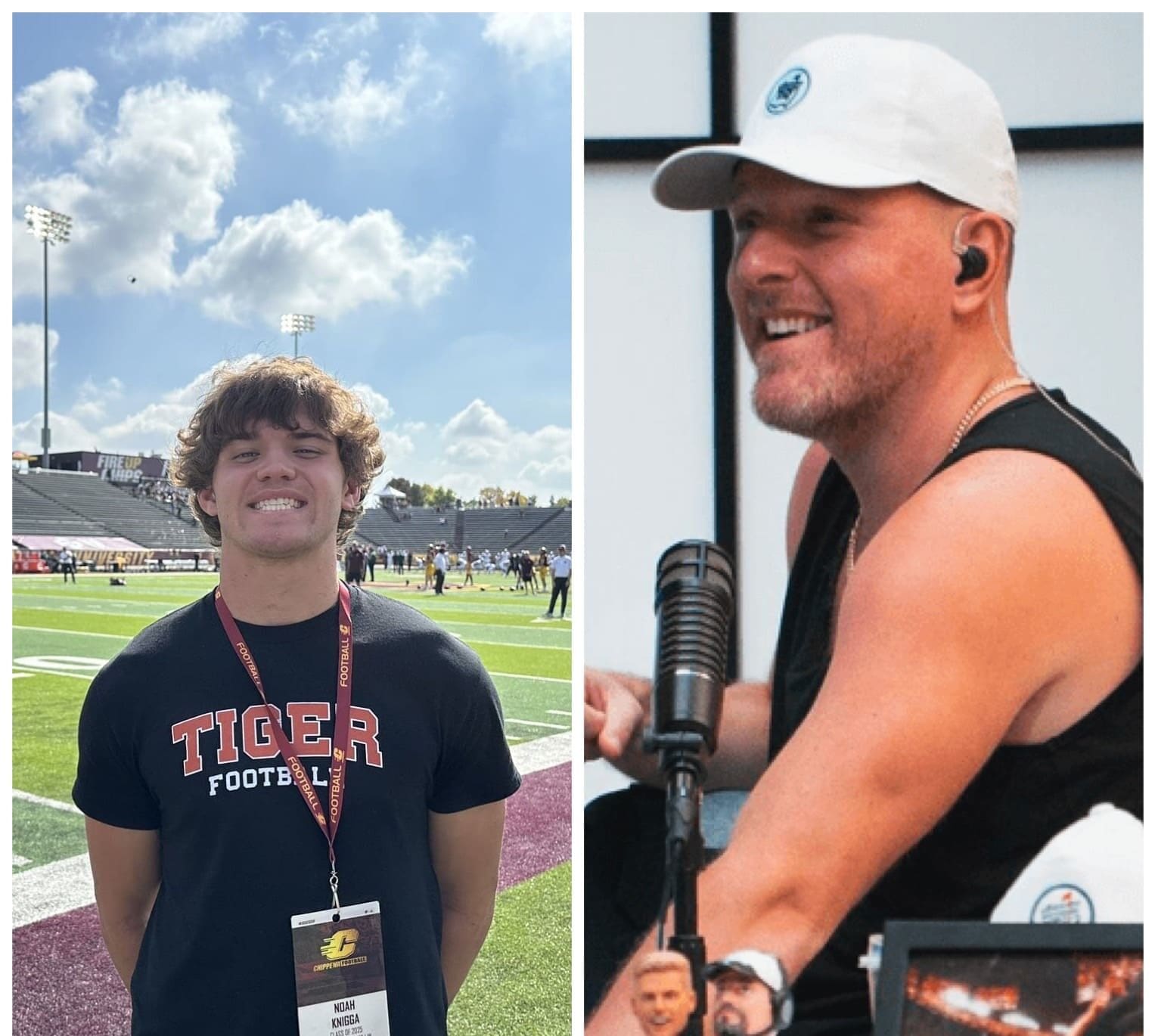 Noah Knigga and Pat McAfee