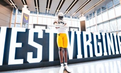 WVU Football transfer recruit Tahj Ra-El with ODU