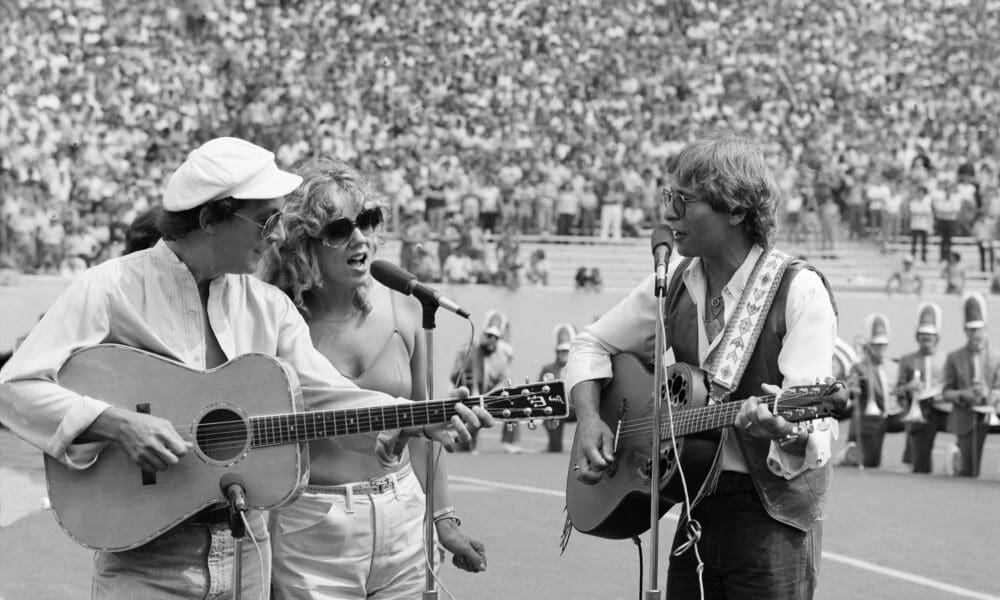 John Denver singing Take Me Home, Country Roads