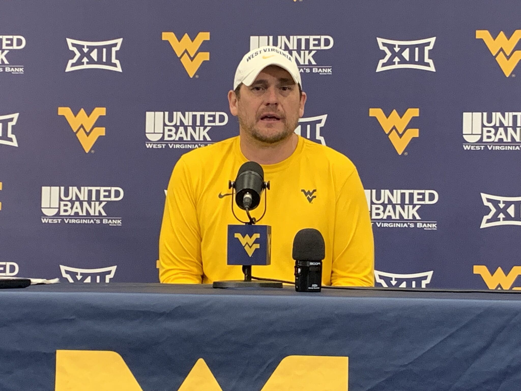 WVU Football OLB Coach Victor Cabral