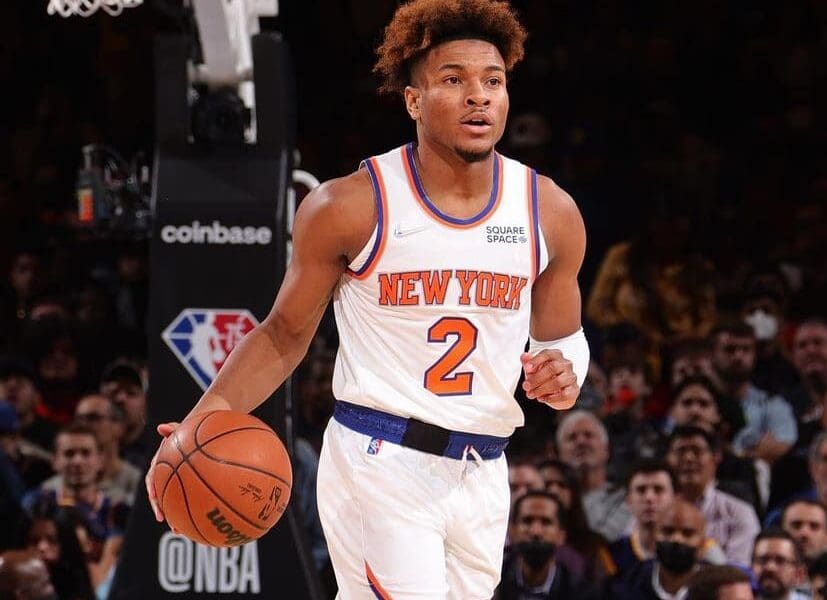 Knicks guard Miles McBride