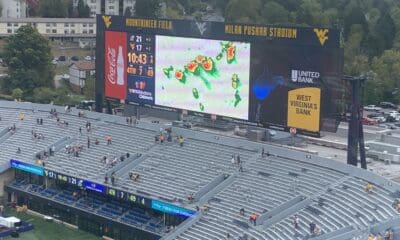 Weather delay for WVU-Kansas