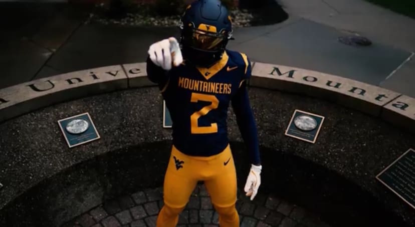 WVU Football uniform