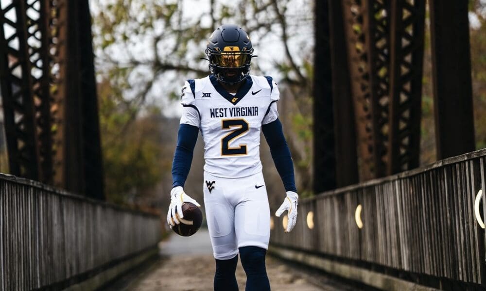 WVU Football white uniform reveal