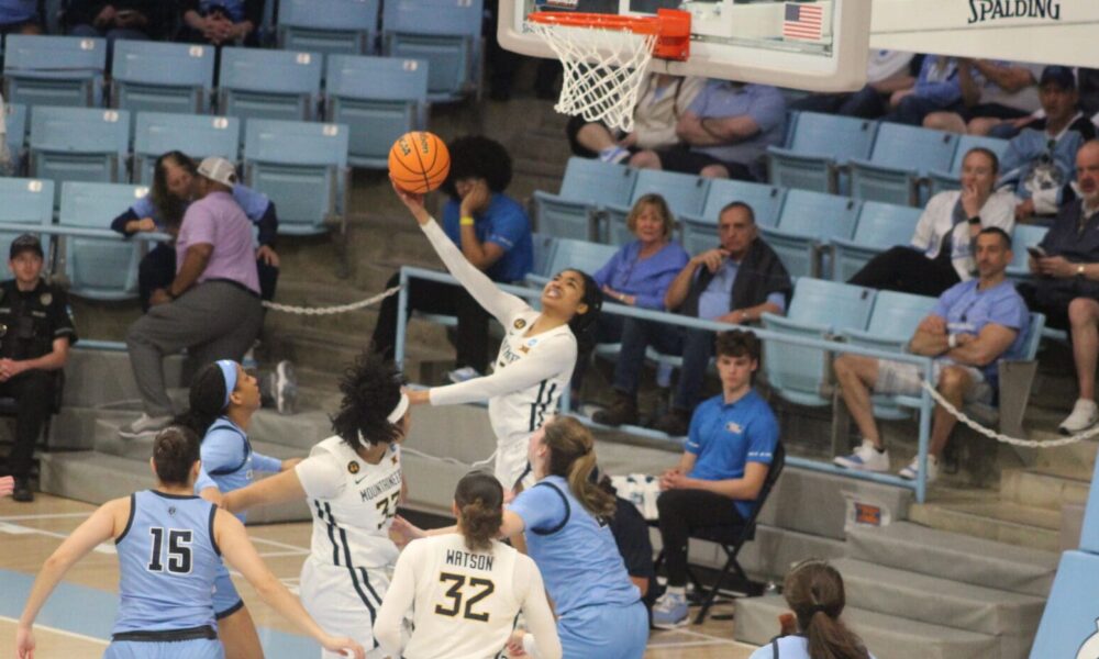 WVU Women's Basketball Sydney Woodley at NCAA Tournament