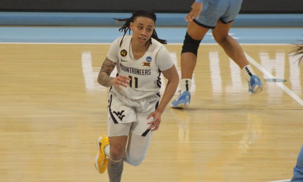 WVU Women's Basketball JJ Quinerly at NCAA Tournament