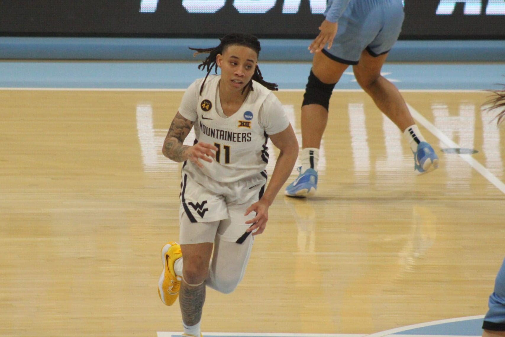 WVU Women's Basketball JJ Quinerly at NCAA Tournament
