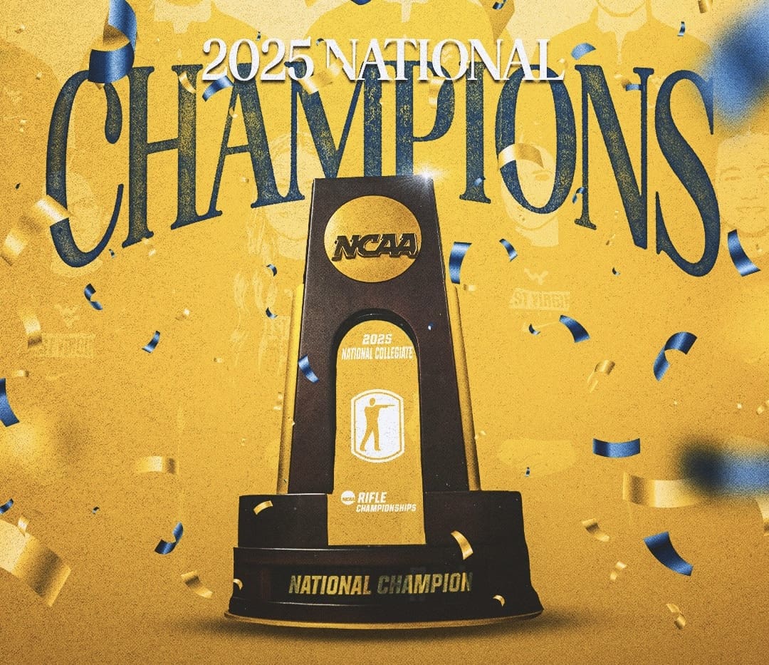 WVU rifle national championship graphic
