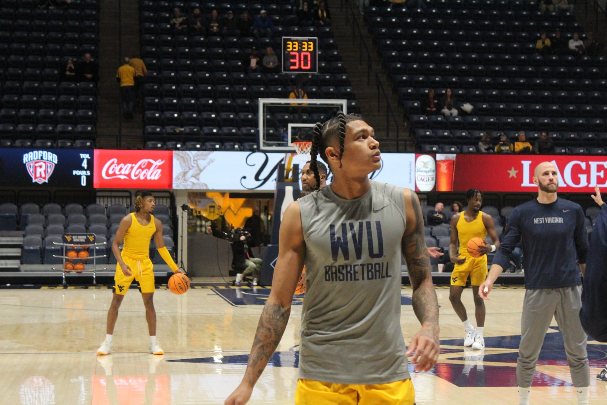 WVU Basketball RaeQuan Battle