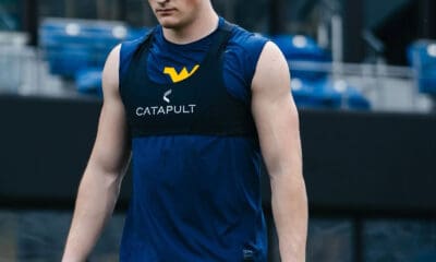 WVU Football nickel safety Chris Fileppo. Image courtesy of Chris Fileppo's Instagram account.