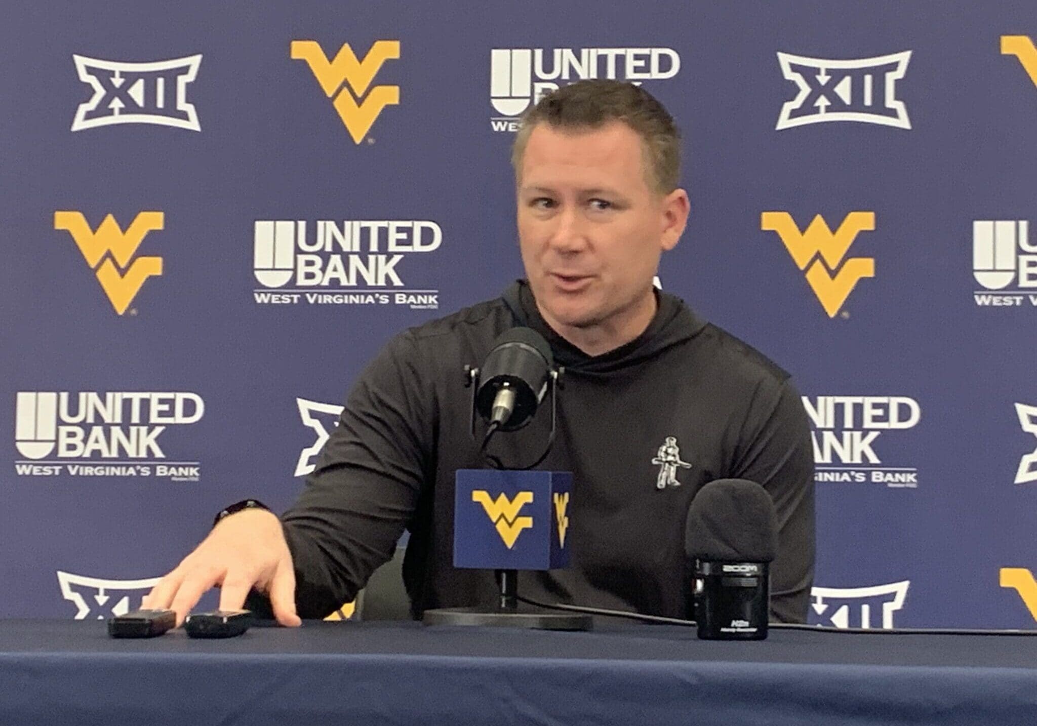 WVU senior assistant Travis Trickett