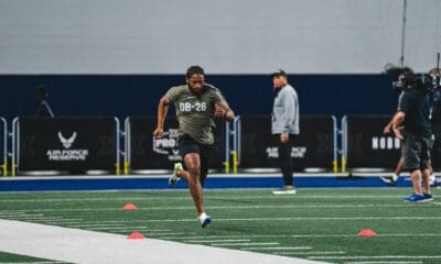 Beanie Bishop at Big 12 Pro Day