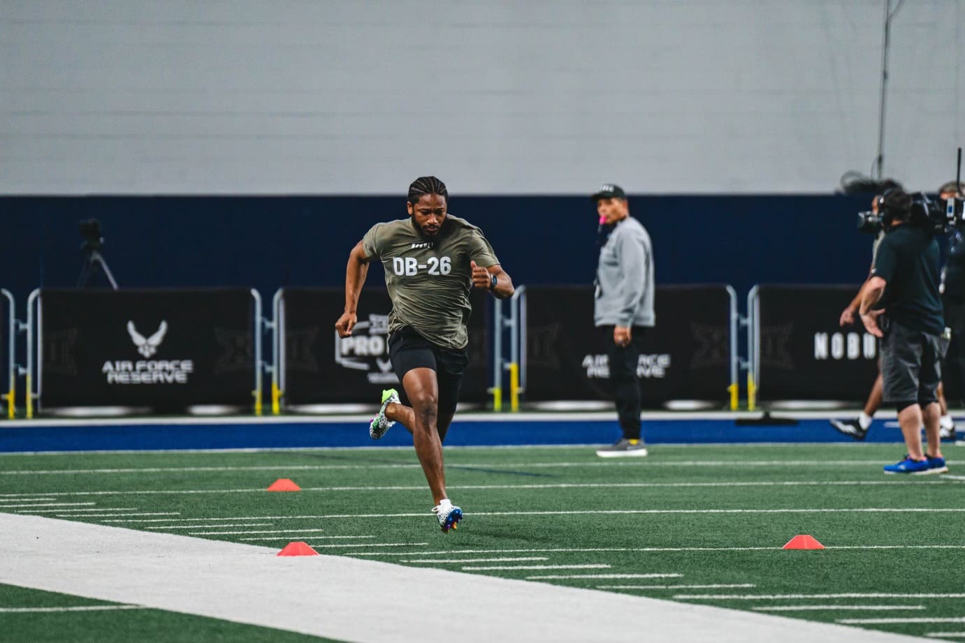 Beanie Bishop at Big 12 Pro Day