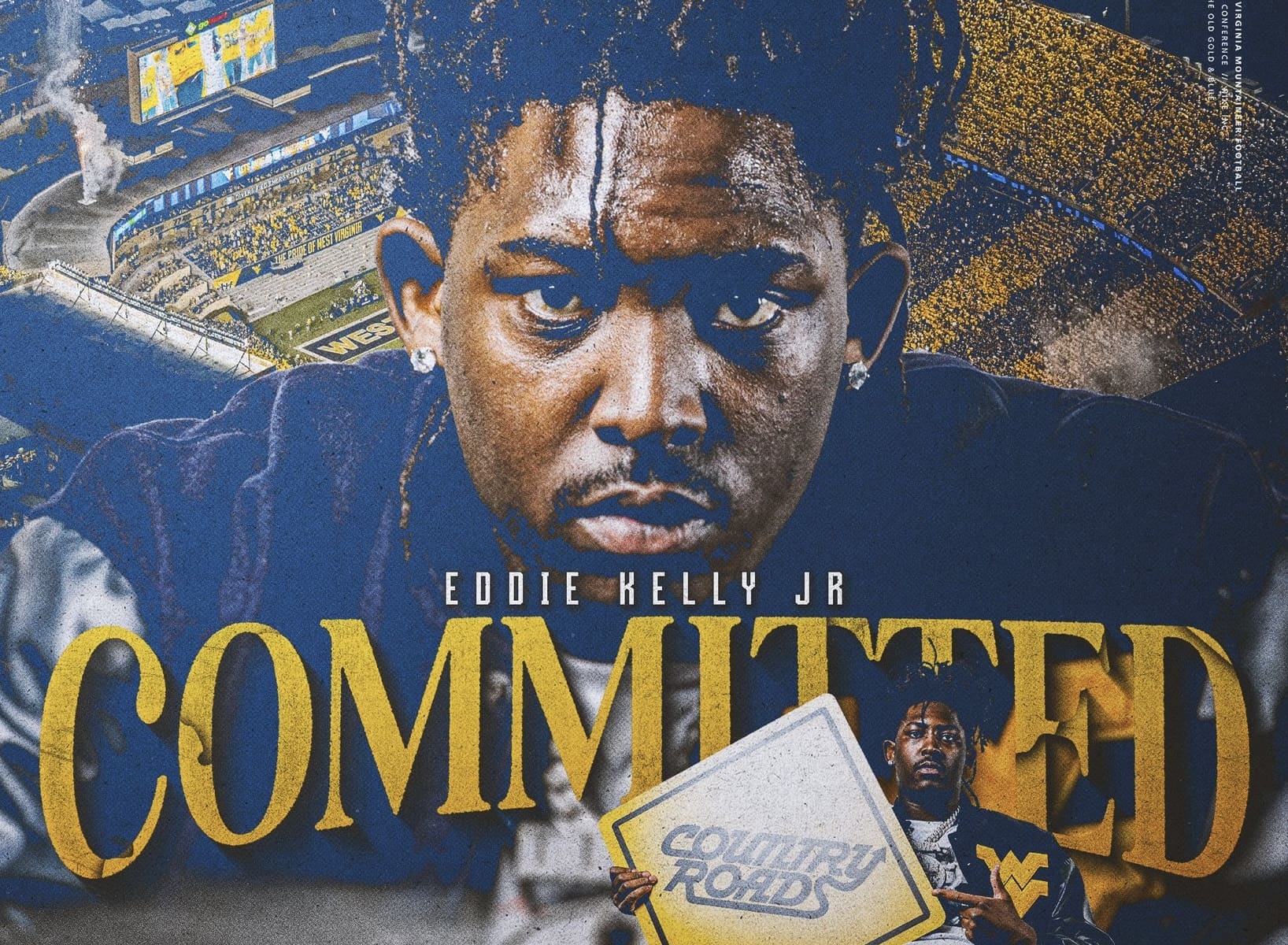 WVU Football Edge Eddie Kelly
