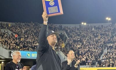 Anthony Becht honored as a WVU Sports Hall of Famer