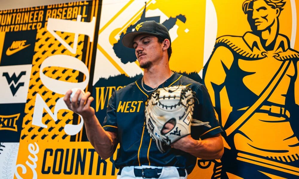 WVU Baseball catcher Michael Smosna