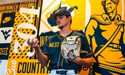 WVU Baseball catcher Michael Smosna