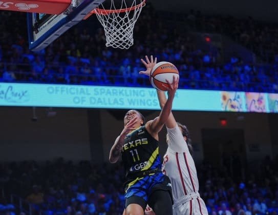 JJ Quinerly in WNBA with Dallas Wings