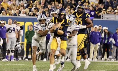 WVU Football Garrett Greene running against Kansas State