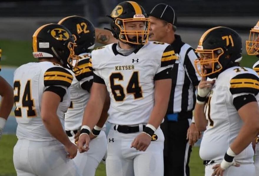 WVU Football defensive lineman Gabe Ryan. Image courtesy of Gabe Ryan's Instagram account.