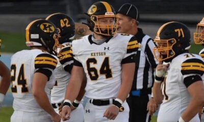 WVU Football defensive lineman Gabe Ryan. Image courtesy of Gabe Ryan's Instagram account.