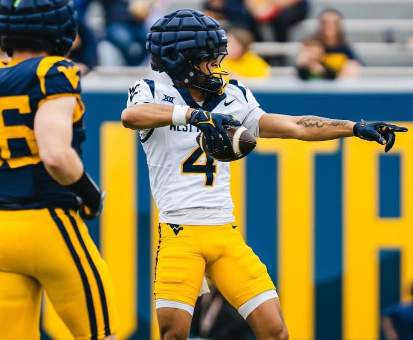 WVU Football WR Cam Vaughn