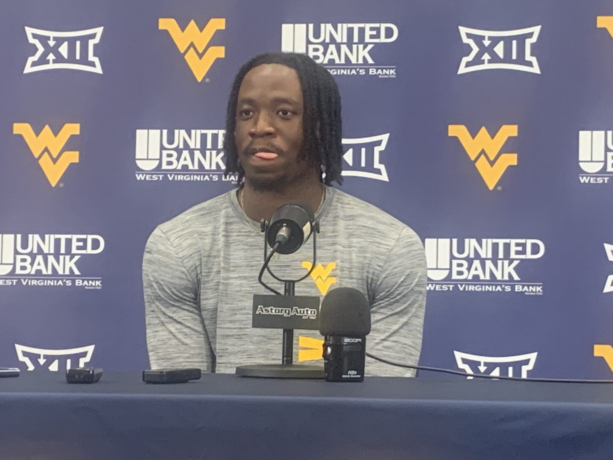 WVU Football safety Kekoura Tarnue