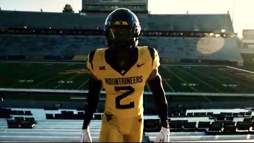 WVU Football gold uniform reveal